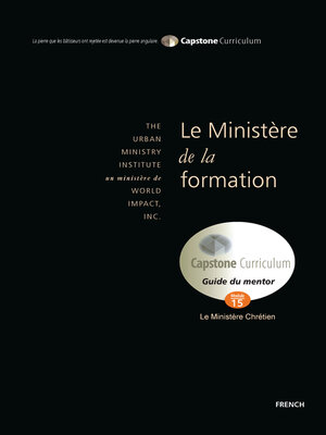 cover image of Le Ministère de la formation, Guide du Mentor